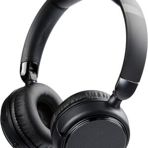 Wireless On-Ear Bluetooth Headphones w/ Mic, 35H Playtime, Foldable Design