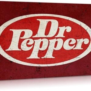 Dr Soda Pop Pepper Vintage Retro Metal Tin Sign, 8x12 Inch Wall Decor
