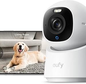 E30 4K Indoor Security Camera, App Control, Night Vision, 360° Tracking SystemX