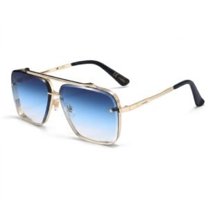 Vintage Aviator Gradient Sunglasses for Men and Women with UV400 Protection