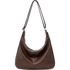 Women’s Foldable Hobo Shoulder Bag and Crossbody Purse