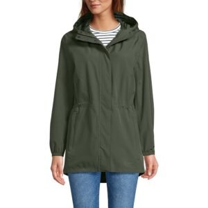 Women’s Lightweight Packable Waterproof Hooded Raincoat